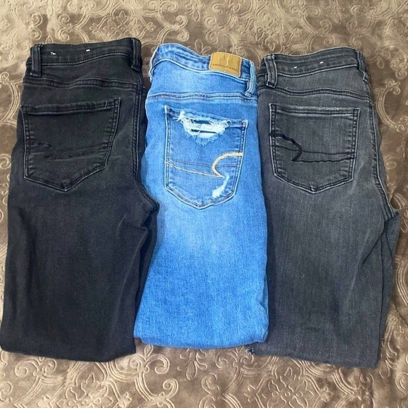 AMERICAN EAGLE Jeans Bundle 7 Size 2/4 - Picture 4 of 11
